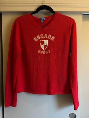 Vintage Escada Sport wool sweater Large